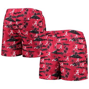 Men's FOCO Crimson Alabama Crimson Tide Island Palm Swim Trunks