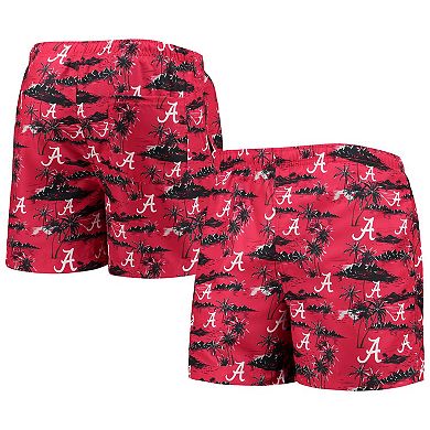 Men's FOCO Crimson Alabama Crimson Tide Island Palm Swim Trunks