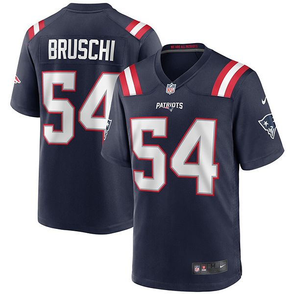 Youth Nike New England Patriots Tedy Bruschi White Jersey - Game