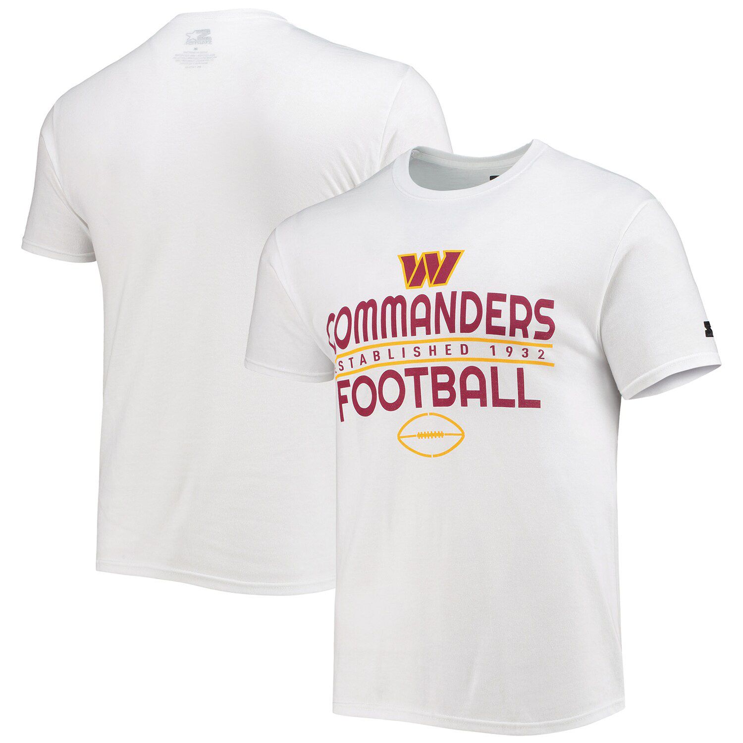 Women's White Washington Commanders Downtime T-Shirt Size: Extra Large