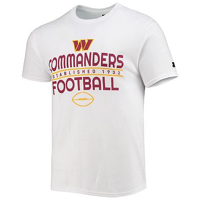 Men's Starter White Washington Commanders Prime Time T-Shirt