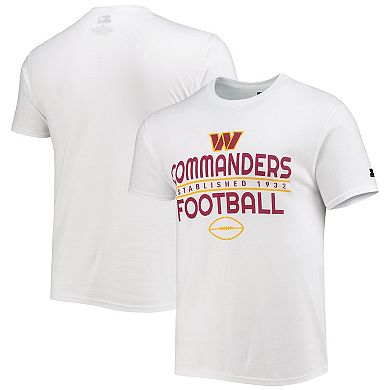 Men's Starter White Washington Commanders Prime Time T-Shirt