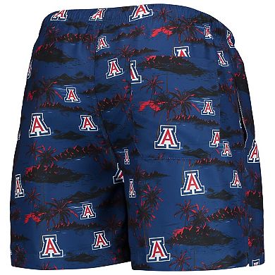 Men's FOCO Navy Arizona Wildcats Island Palm Swim Trunks