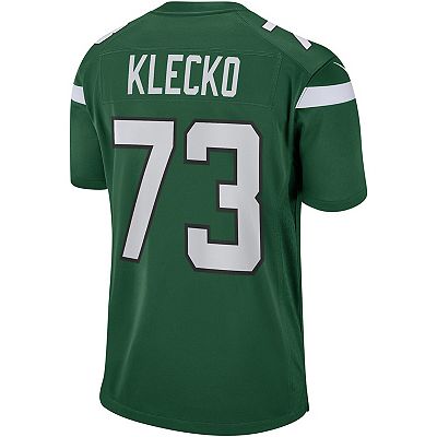 Men s Nike Joe Klecko Gotham Green New York Jets Game Retired Player Jersey