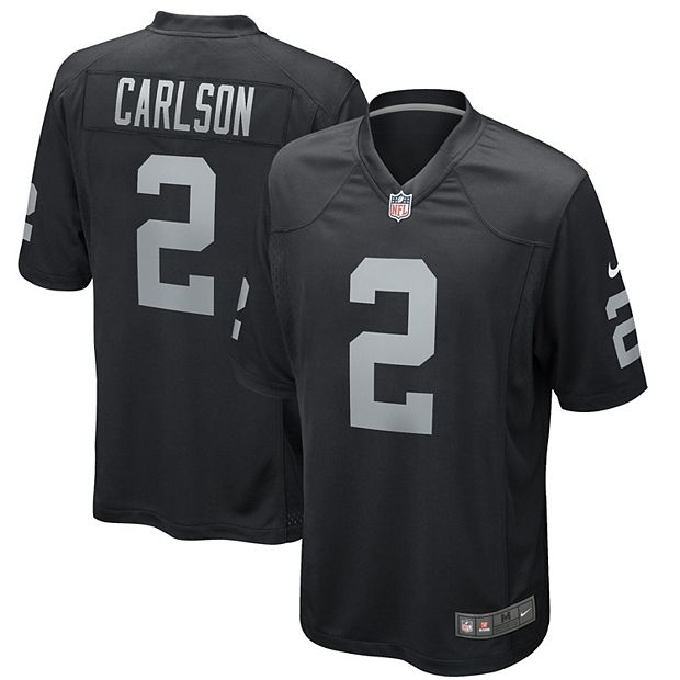 Men's Nike Daniel Carlson Black Las Vegas Raiders Game Player Jersey