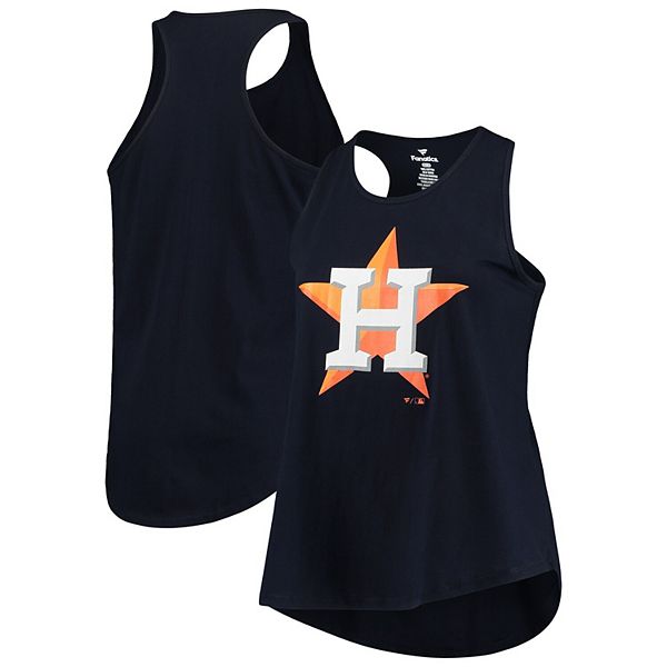 Women's Profile Navy Houston Astros Plus Size Tank Top