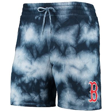 Men's New Era Navy Boston Red Sox Team Dye Shorts