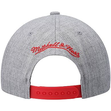 Men's Mitchell & Ness Heathered Gray LA Clippers 2.0 Snapback Hat