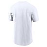 Men's Nike White Los Angeles Dodgers Americana Flag T-Shirt