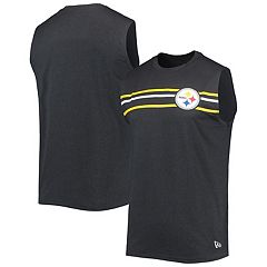 Men's Mitchell & Ness Black Pittsburgh Steelers Big Face 7.0 Fashion Tank Top