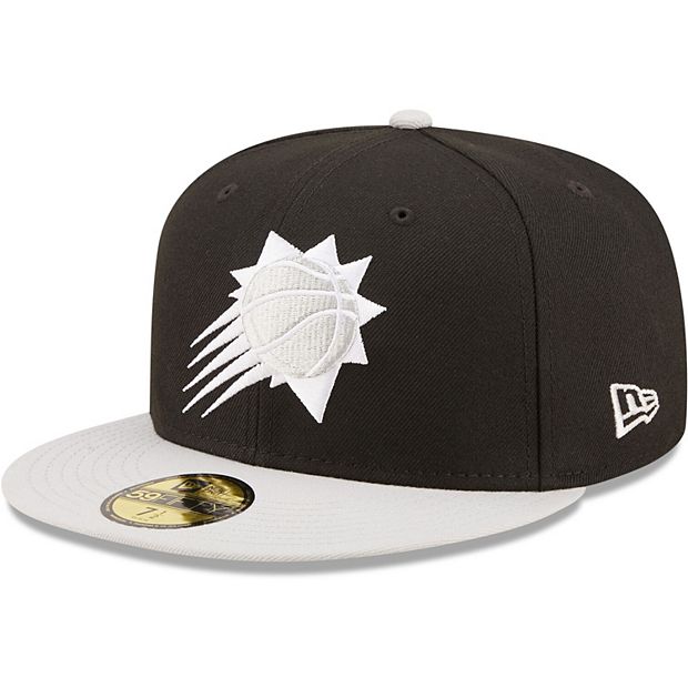 Men's Phoenix Suns New Era Black On Black 59FIFTY Fitted Hat