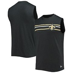 Men's Majestic Threads Alvin Kamara Heathered Black New Orleans Saints Name  & Number Tri-Blend Tank Top