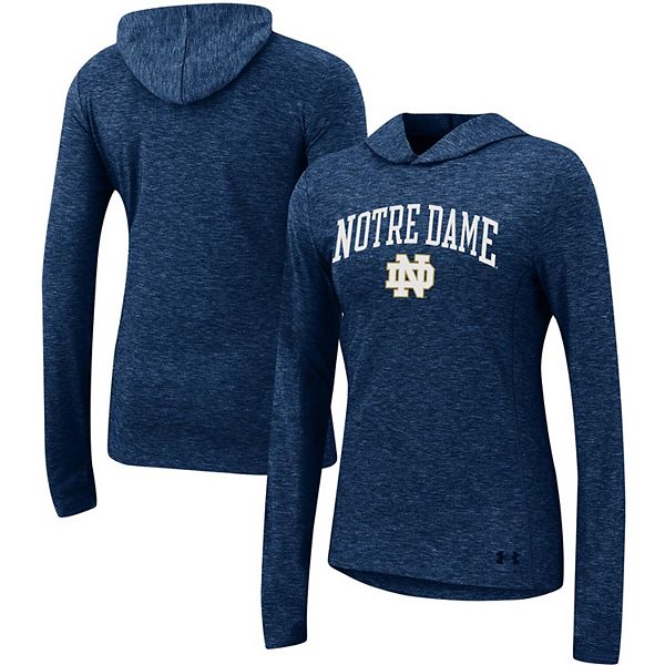 Men's Under Armour Navy Notre Dame Fighting Irish Iconic Pullover Hoodie Size: Medium