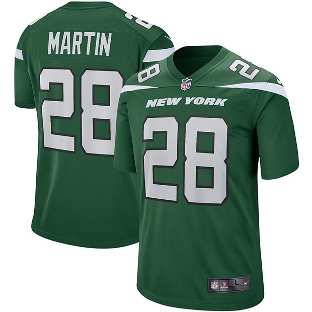 Men's Nike Curtis Martin Gotham Green New York Jets Game Retired