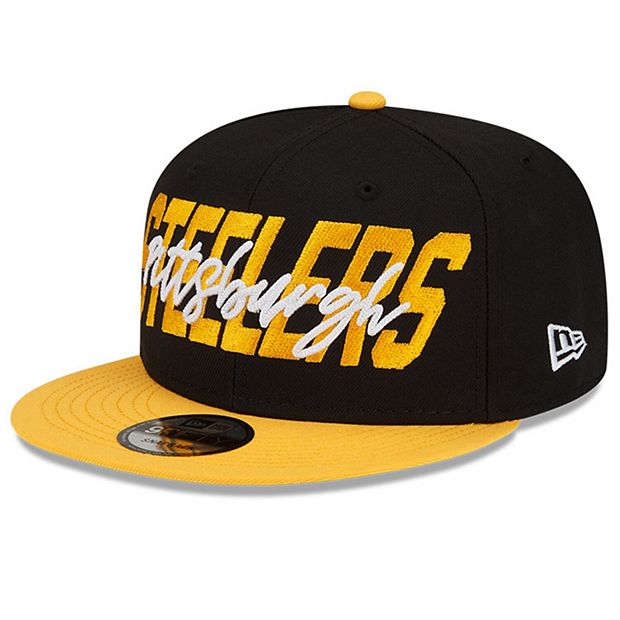 New Pittsburgh Steelers Hat Black Gold Snapback NFL 9Fifty New Era