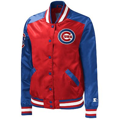 Women's Starter Red Chicago Cubs The Legend Full-Snap Jacket