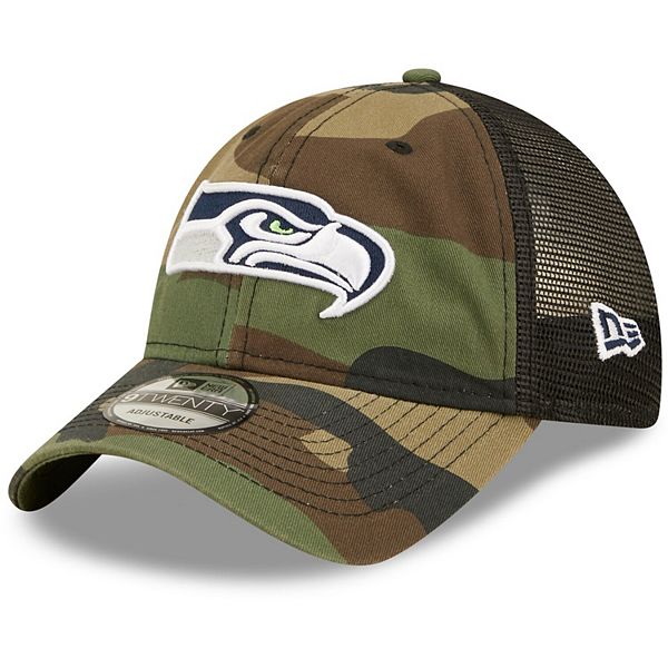 New Era, Accessories, New Era 9twenty Seattle Seahawks Adjustable Dad Hat  Camo