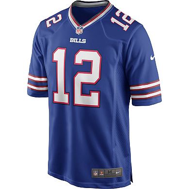 Men's Nike Jim Kelly Royal Buffalo Bills Game Retired Player Jersey