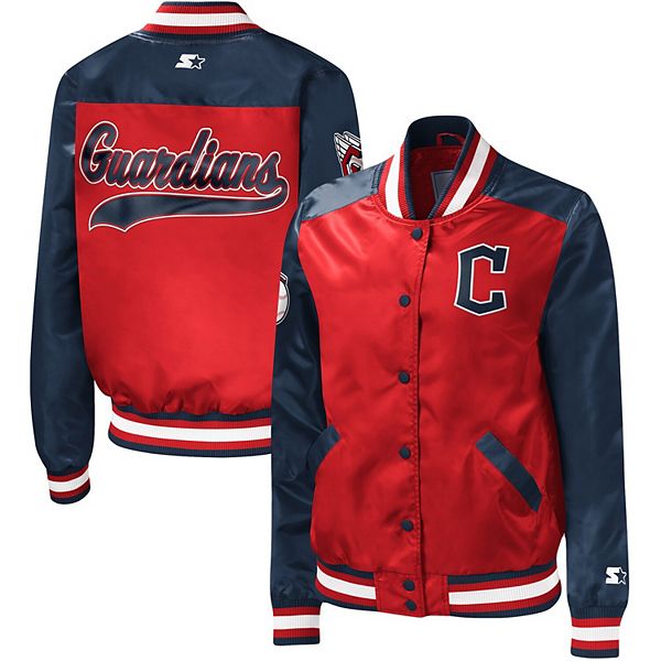 Women's Starter Red Cleveland Guardians The Legend Full-Snap Jacket