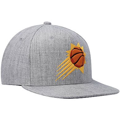 Men's Mitchell & Ness Heathered Gray Phoenix Suns 2.0 Snapback Hat