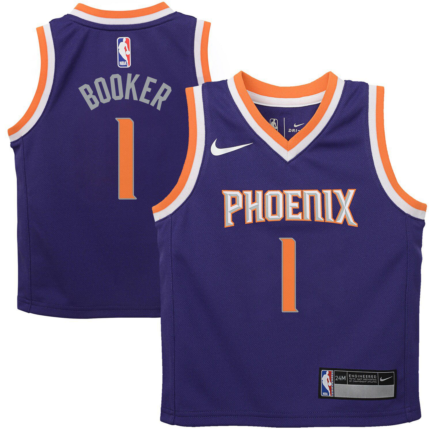 devin booker suns jersey black