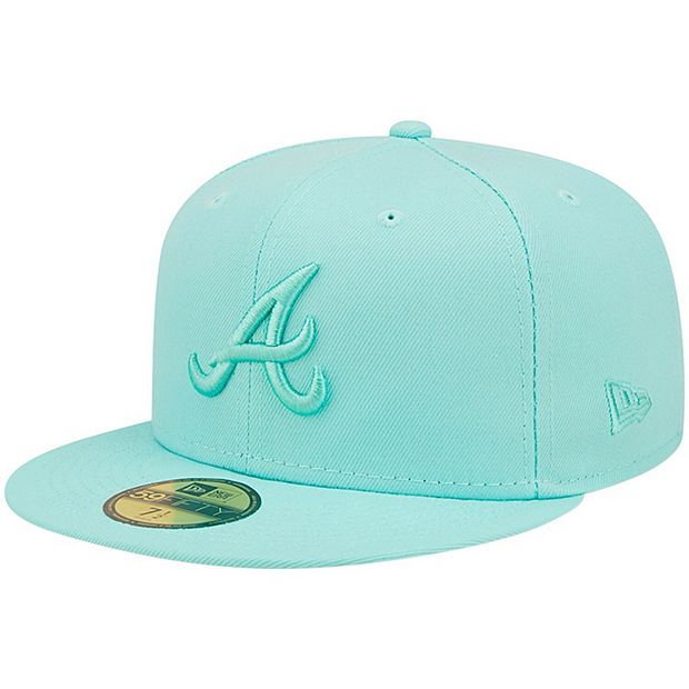 Men's New Era Turquoise Atlanta Braves Icon Color Pack 59FIFTY