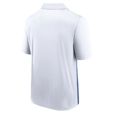 Men's Fanatics Branded White/Royal Los Angeles Dodgers Iconic Parameter Sublimated Polo
