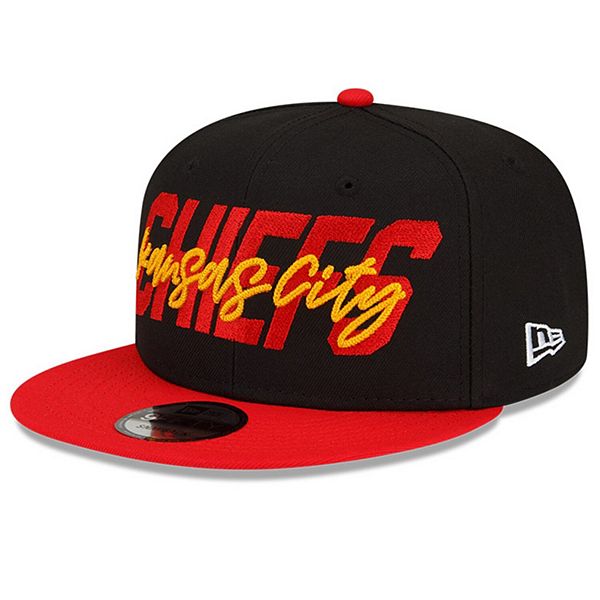 Men's New Era Black/Red Kansas City Chiefs 2022 NFL Draft 9FIFTY Snapback  Adjustable Hat
