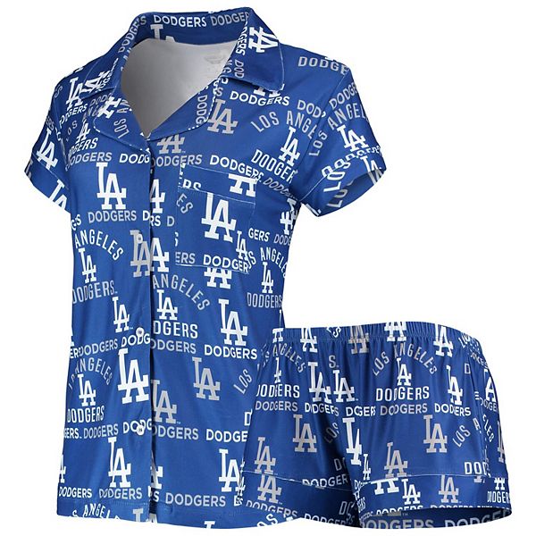 Concepts Sport Royal Los Angeles Dodgers Flagship Allover Print Sleep Pants