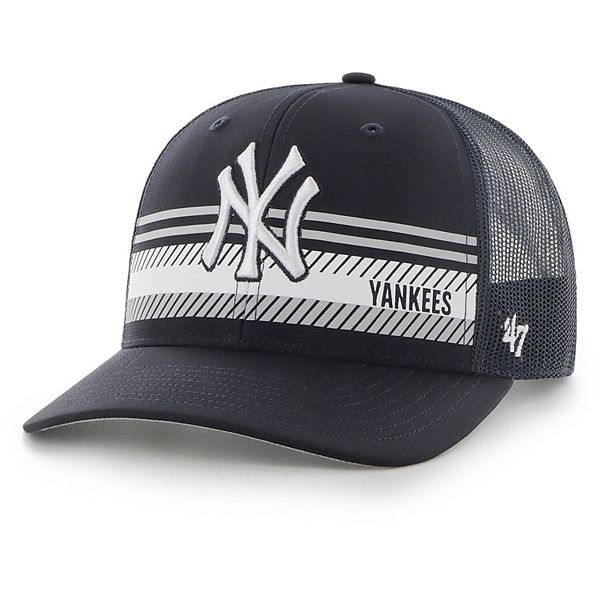 Men's '47 Charcoal New York Yankees Spring Training Sun Dog Trucker  Snapback Hat