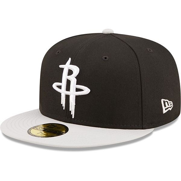 Men's New Era Black/Gray Houston Rockets Two-Tone Color Pack 59FIFTY ...