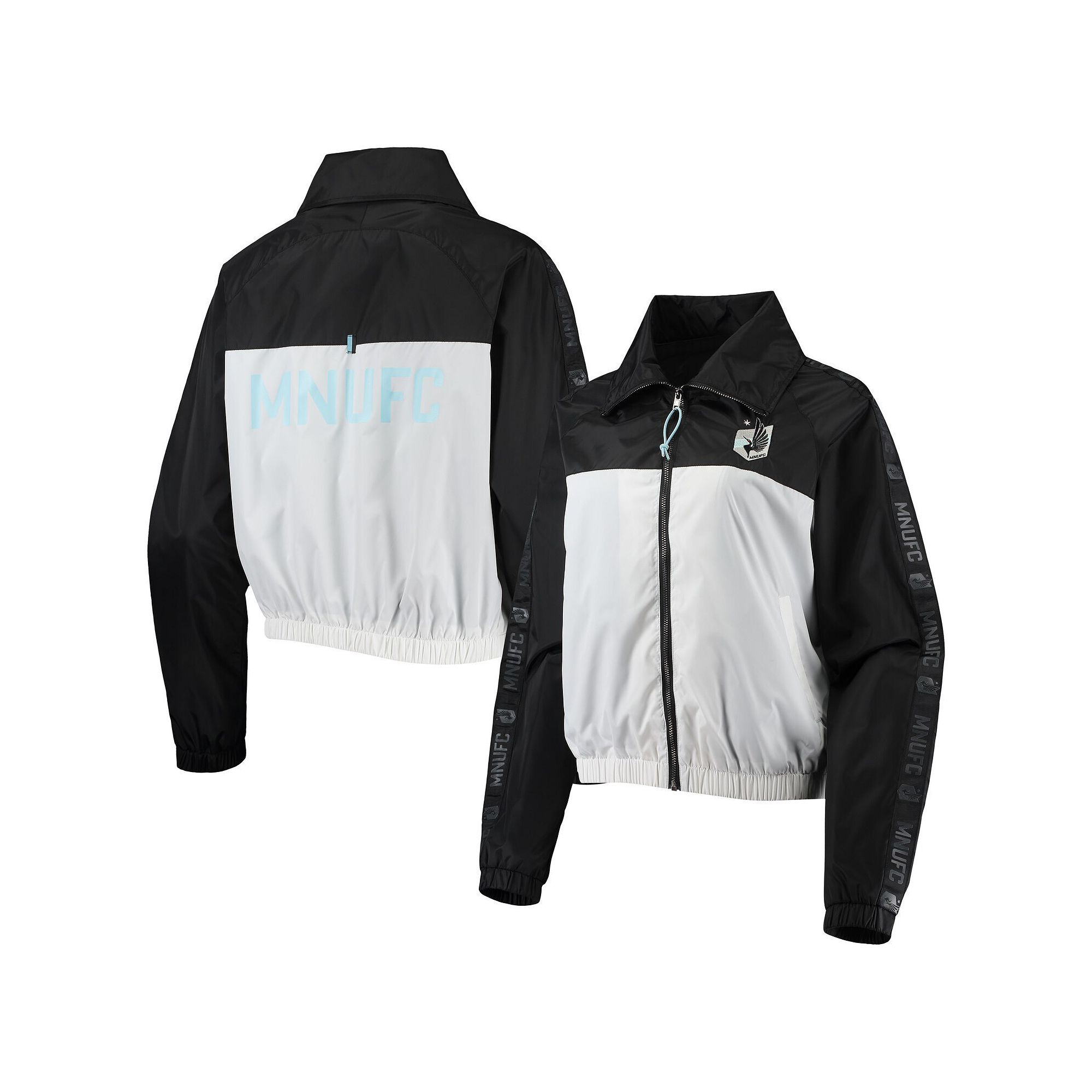 Womens The Wild Collective Black Minnesota United FC Anthem Full-Zip Jacke