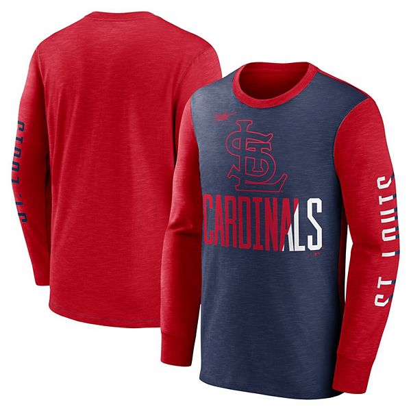 Men's Nike Red/Navy St. Louis Cardinals Cooperstown Collection Rewind ...