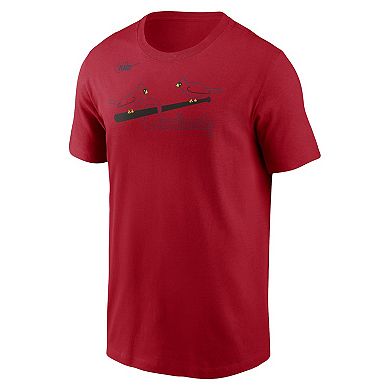 Men's Nike Stan Musial Red St. Louis Cardinals Cooperstown Collection Name & Number T-Shirt
