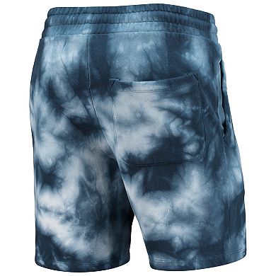 Men's New Era Navy Atlanta Braves Team Dye Shorts