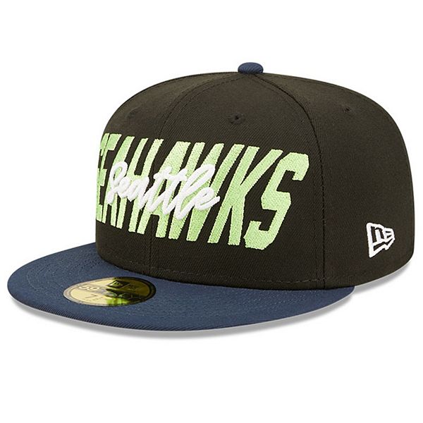 Seattle Seahawks New Era on Stage 59FIFTY Fitted Hat - Navy