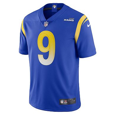 Men's Nike Matthew Stafford Royal Los Angeles Rams Vapor Limited Jersey