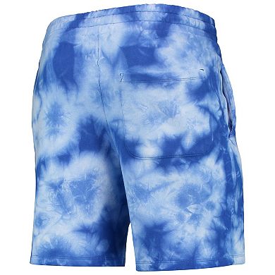 Men's New Era Royal Buffalo Bills Tie-Dye Shorts