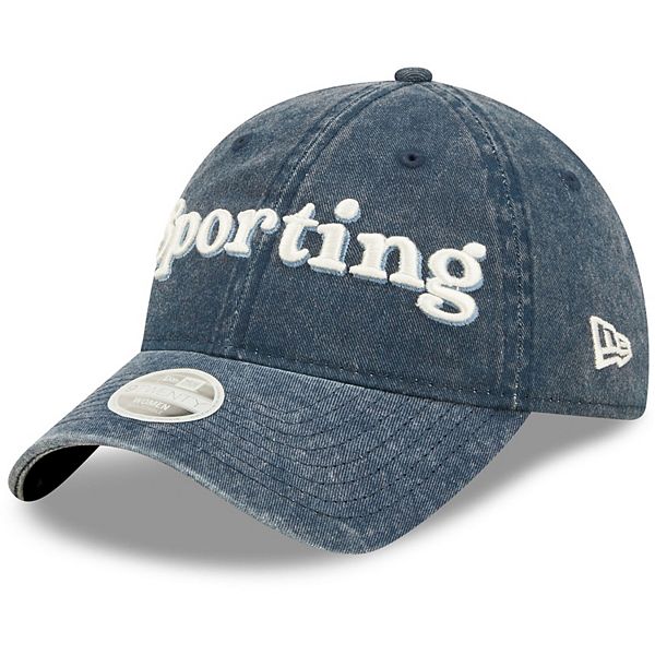 Women's Sporting Kansas City New Era Gray Linen 9TWENTY Adjustable Hat