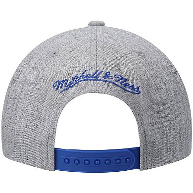Men's Mitchell & Ness Heathered Gray Golden State Warriors 2.0 Snapback Hat