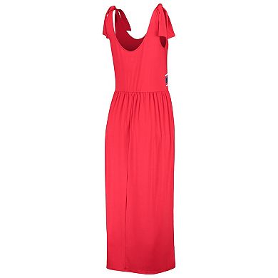 Women's G-III 4Her by Carl Banks Red Los Angeles Angels Game Over Maxi Dress