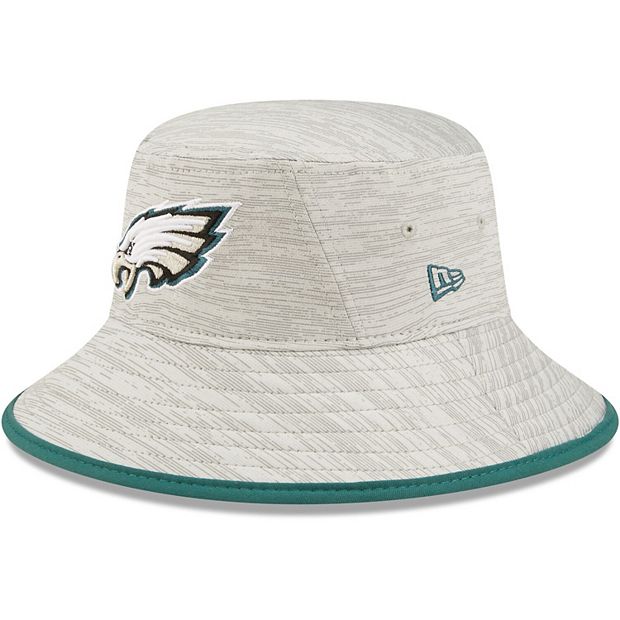 Men's New Era Gray Philadelphia Eagles Distinct Bucket Hat