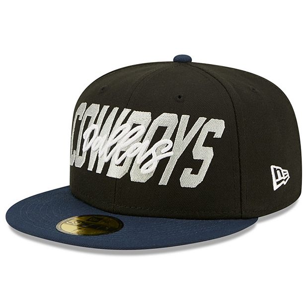 Men's New Era Black/Navy Dallas Cowboys 2022 NFL Draft On Stage