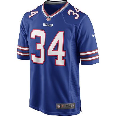 Men's Nike Thurman Thomas Royal Buffalo Bills Game Retired Player Jersey