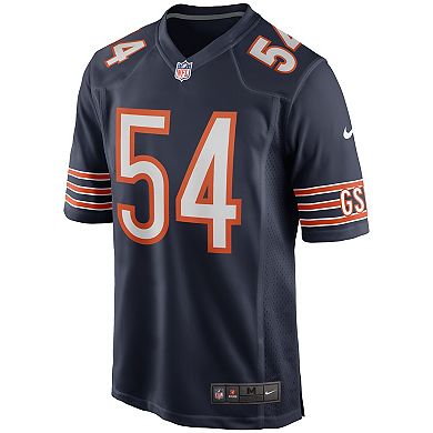 Men's Nike Brian Urlacher Navy Chicago Bears Game Retired Player Jersey