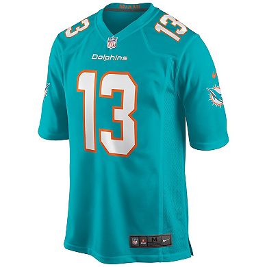 Men's Nike Dan Marino Aqua Miami Dolphins Game Retired Player Jersey