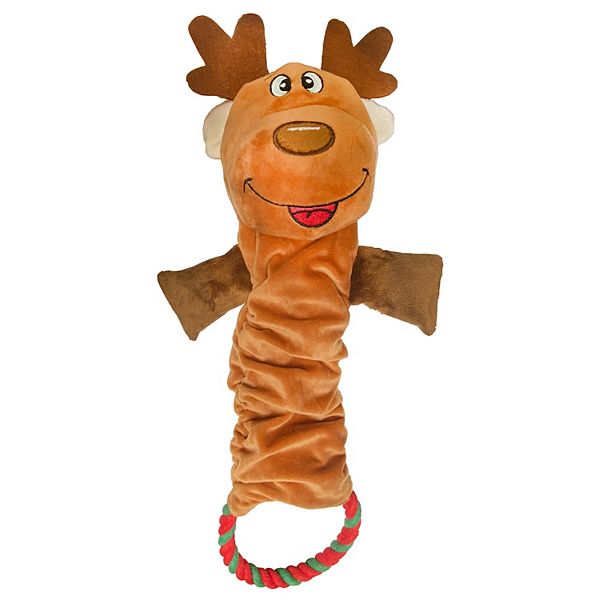 Woof Reindeer Tugger Dog Toy