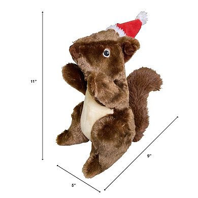 Woof Holiday Squirrel Dog Toy