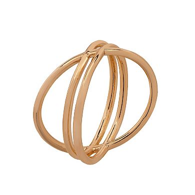 LC Lauren Conrad Nickel Free Triple Band Ring