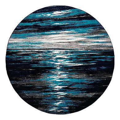 Unique Loom Metro Watercolor Rug